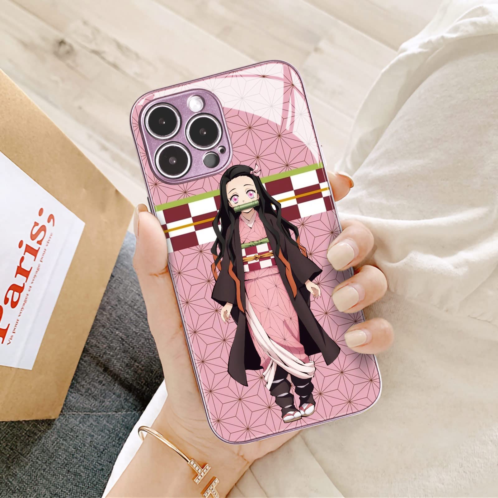 Apple - maruko Amazon.com: Akatxezy Cute Nezuko Kamado Japanese Anime Role